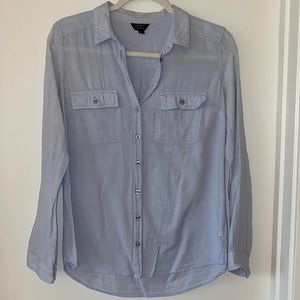 Topshop Cotton Button-Up Size 6